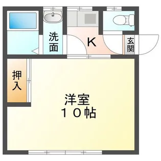 ラン・コントル【1階】の間取り