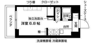 ジュネスコート桜山【6階】の間取り