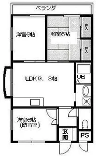 ヤーマインプリス【2階】の間取り