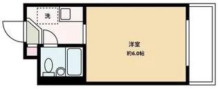 レジデンス明大前【2階】の間取り