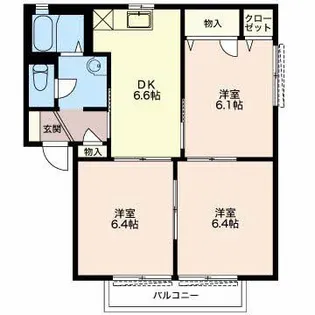 スターブルA【2階】の間取り