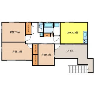 岐阜県瑞穂市本田【一戸建】の間取り