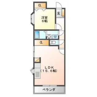 マツヤビルI【5階】の間取り