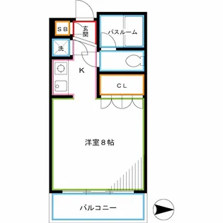 東京都新宿区西新宿6【マンション】の間取り