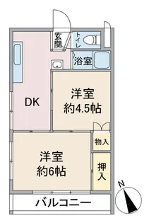 オリトハイツ【2階】の間取り