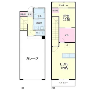 静岡県浜松市中央区北島町【一戸建】の間取り