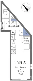 ラフォート横浜鶴見【2階】の間取り