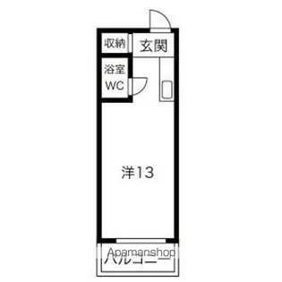 岐阜県岐阜市白山町2【マンション】の間取り