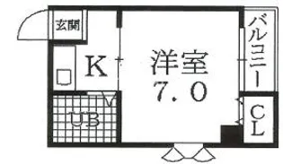 大阪府大阪市阿倍野区昭和町1【マンション】の間取り