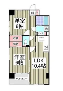 東京都荒川区南千住1【マンション】の間取り