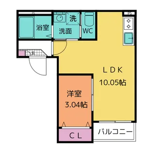 Jack funairiII【2階】の間取り