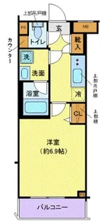 クレヴィスタ三軒茶屋【3階】の間取り