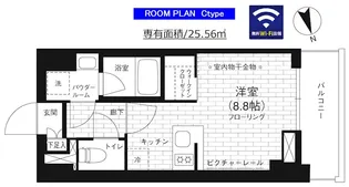 東京都江東区亀戸4【マンション】の間取り