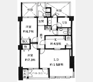 PALACIO BELA VISTA【3階】の間取り