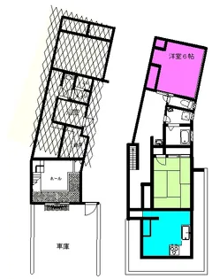 山梨県甲府市幸町【一戸建】の間取り