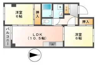 グレースハイツ【2階】の間取り