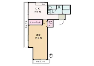 大東OMパレス【4階】の間取り