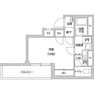 コンフォート東麻布【5階】の間取り