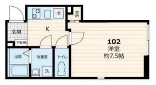 ヴィラ東高円寺【1階】の間取り