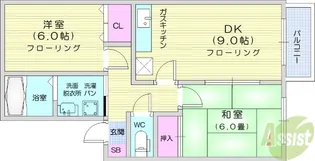ヒルサイドテラスE棟【1階】の間取り
