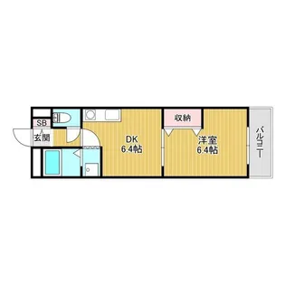 アルカディア【1階】の間取り