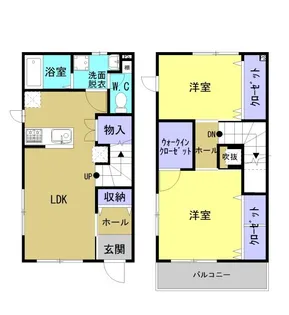 リュミエール・ボアIIIの間取り