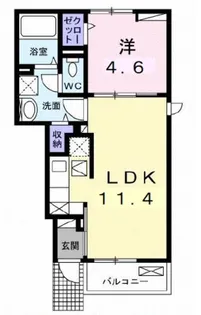 グラシアス【1階】の間取り