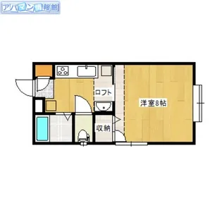 メゾンド・パルナス【1階】の間取り