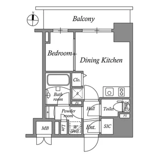 テラス押上【6階】の間取り