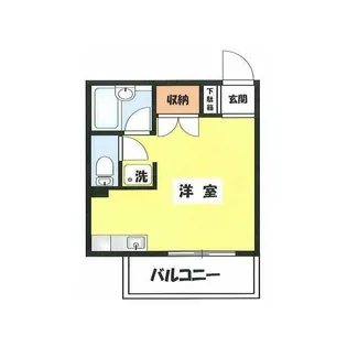 サウスヒルズ都立大【1階】の間取り