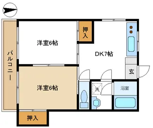 アーガスハイツ【2階】の間取り