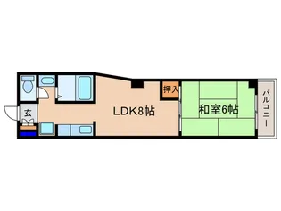 プレアール浜大津【2階】の間取り