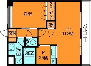 プリンセスタウン【1階】の間取り