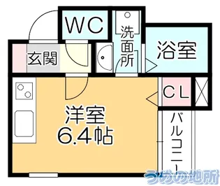 リラフォート津福【1階】の間取り