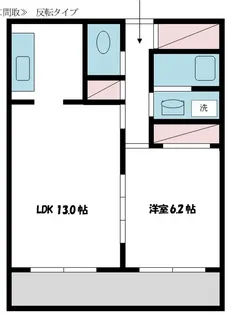 あい蘭道六番館【1階】の間取り