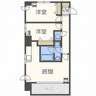JP noie 円山表参道【8階】の間取り