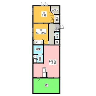 メゾン・デュ・y【1階】の間取り