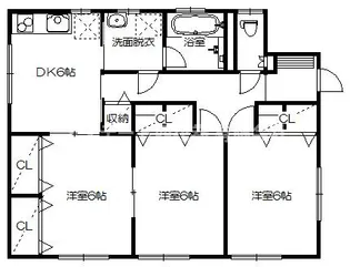 岩手県花巻市西大通り2【一戸建】の間取り
