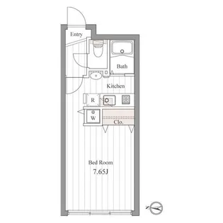 ZESTY桜新町【2階】の間取り