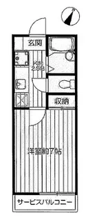 アパートメンズ35【2階】の間取り