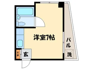 高台コ-ポ【3階】の間取り