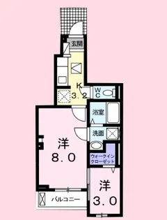 メゾン ド ウィズ【1階】の間取り