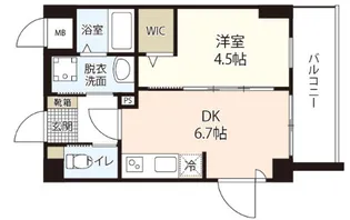 AR庚午南【3階】の間取り