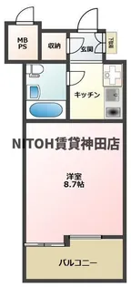 ルネ御苑プラザ【5階】の間取り