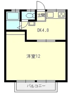 ヴィラ桂【2階】の間取り