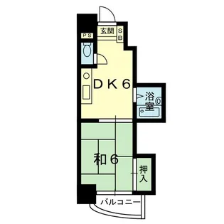 甲斐ビル【6階】の間取り
