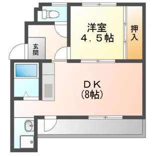 ドミールサニー緑町【3階】の間取り