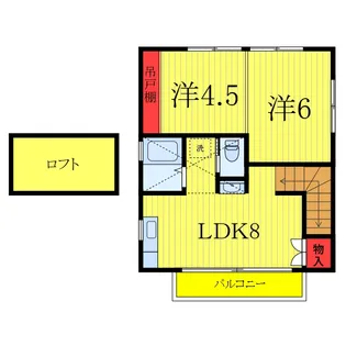 スピード若木第3【2階】の間取り