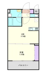 La Vert与野【9階】の間取り