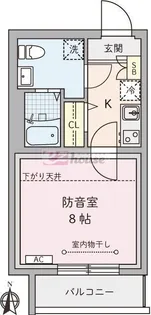 ラシクラス上井草【2階】の間取り